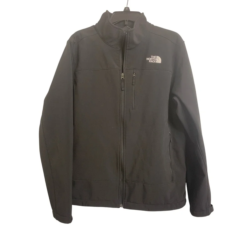The North Face Apex Bionic Softshell Jacket Large Black Outdoor Hiking Zip